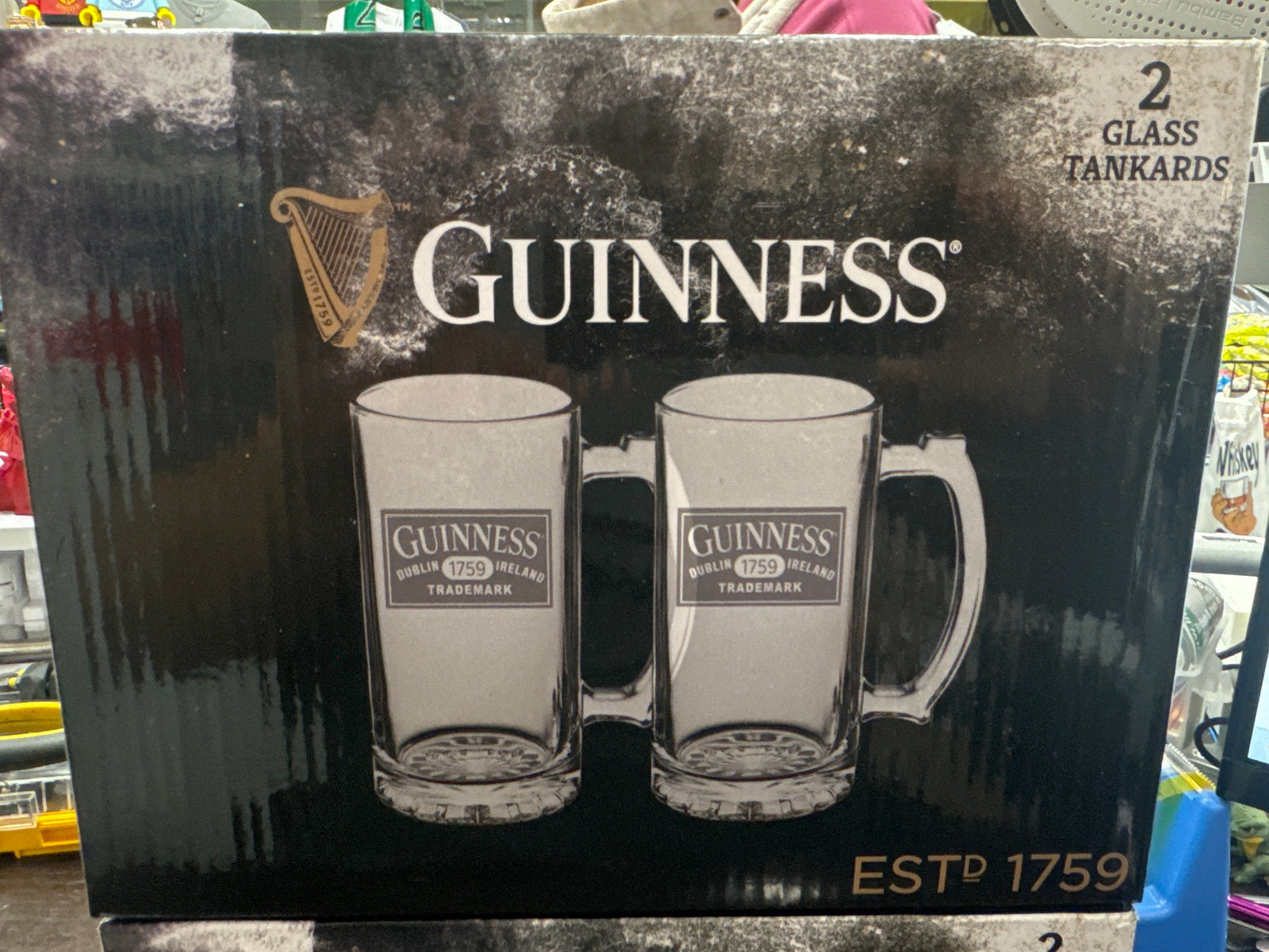 GUINNESS – glass Tankards 2 pack