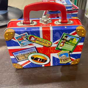 Novelty suitcase Tin with Fudge