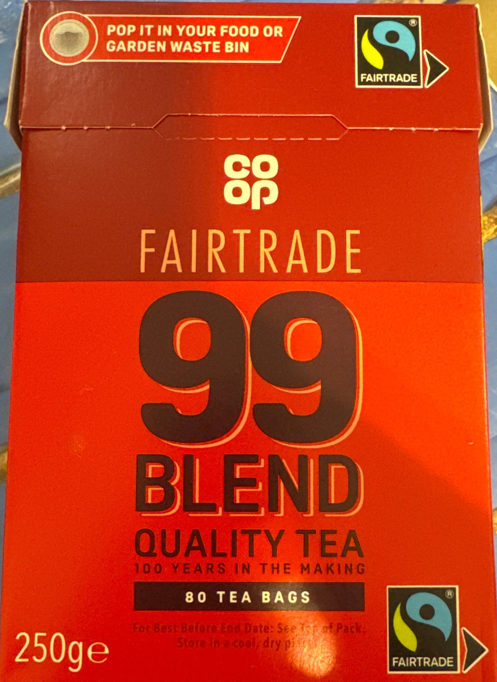 COOP Fair trade Tea Bags 99Blend 80bags