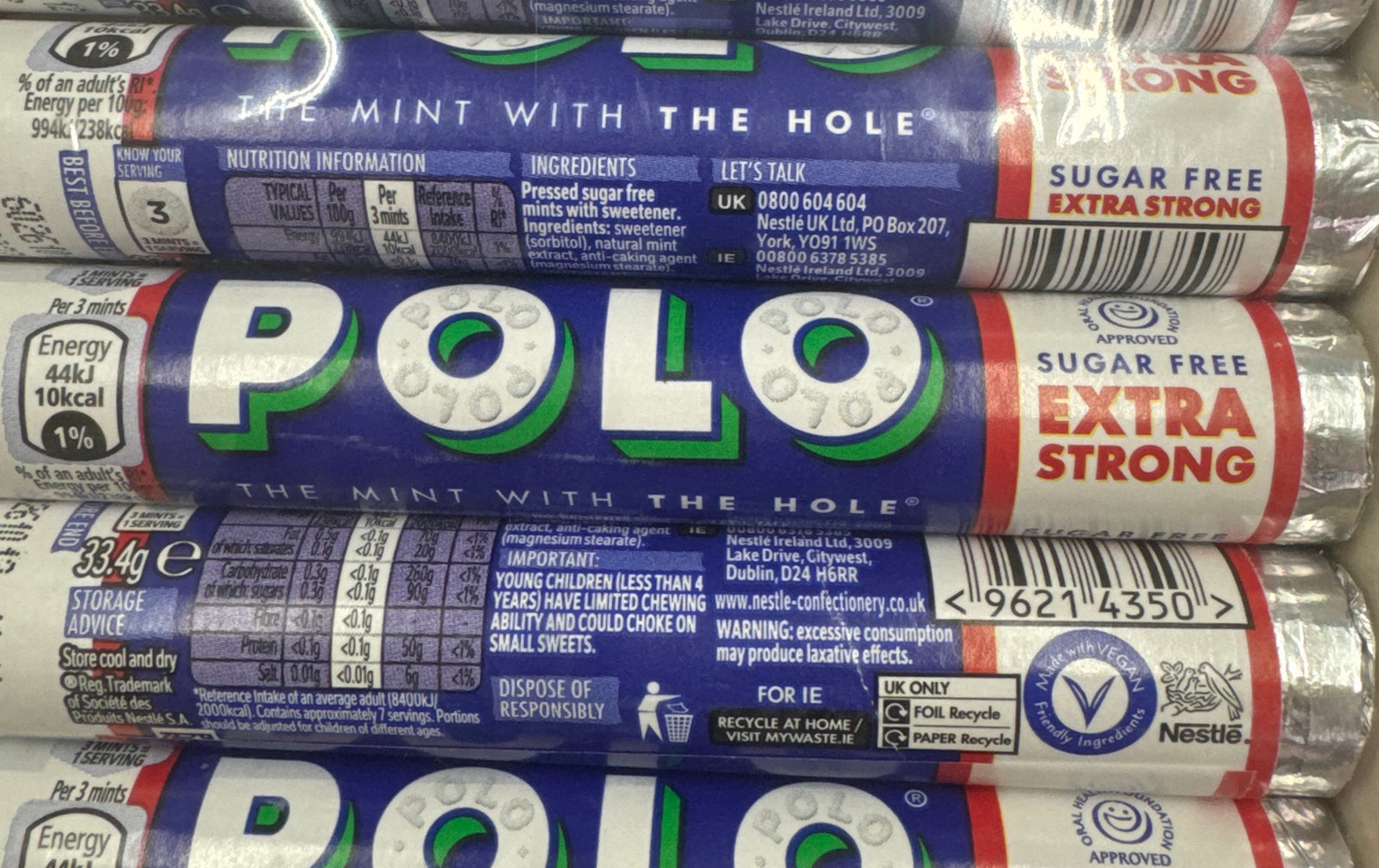 Nestle Polo Sugar Free Extra Strong