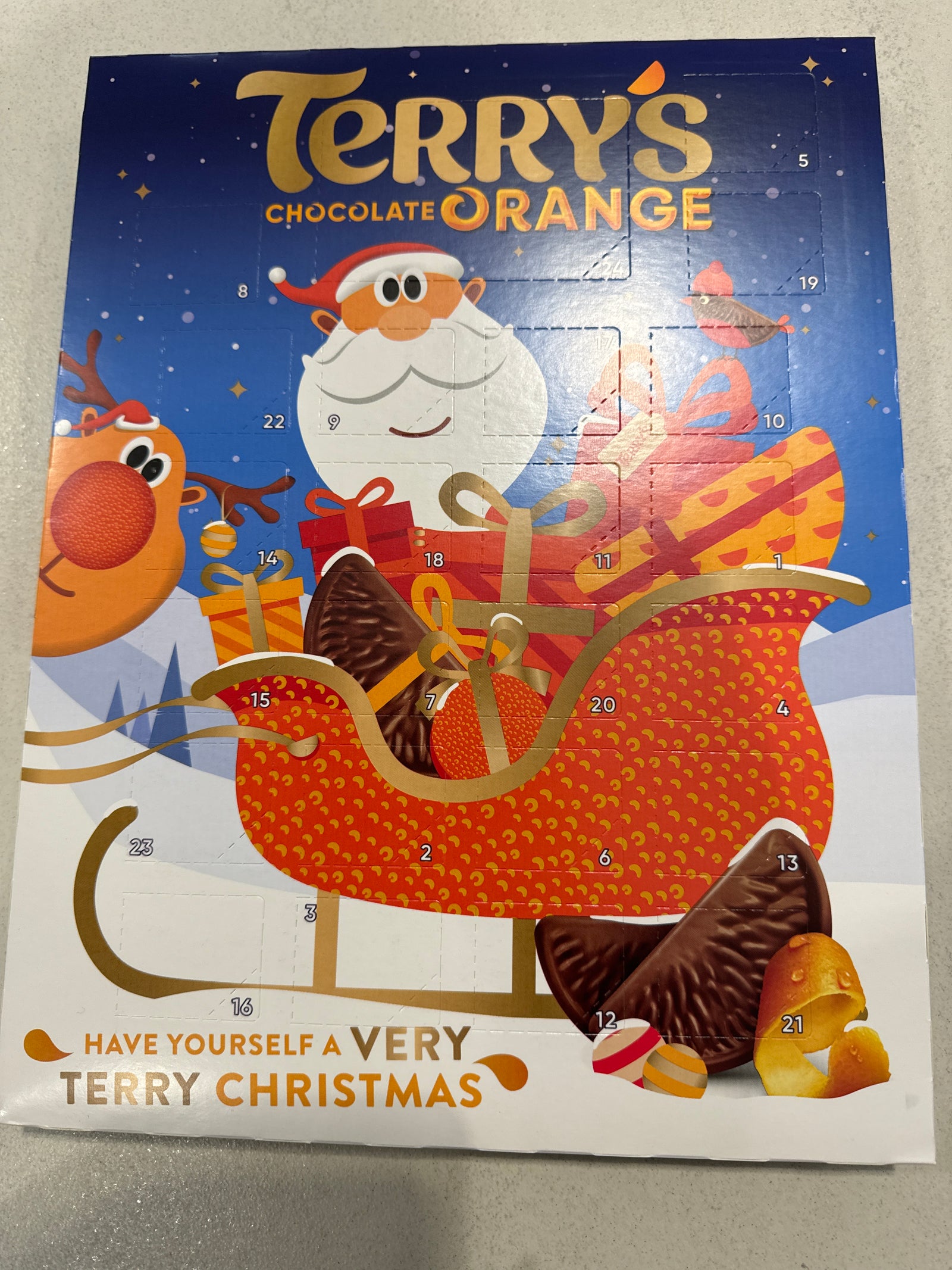 Terrys Chocolate Orange Advent Calendar 106g
