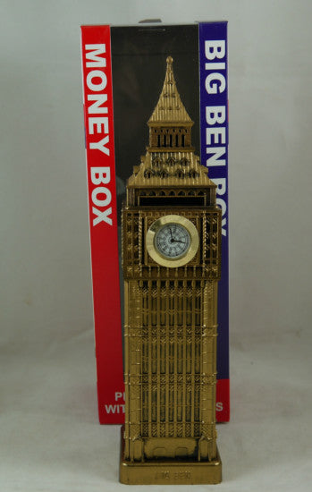 Big Ben Money Box with Clock