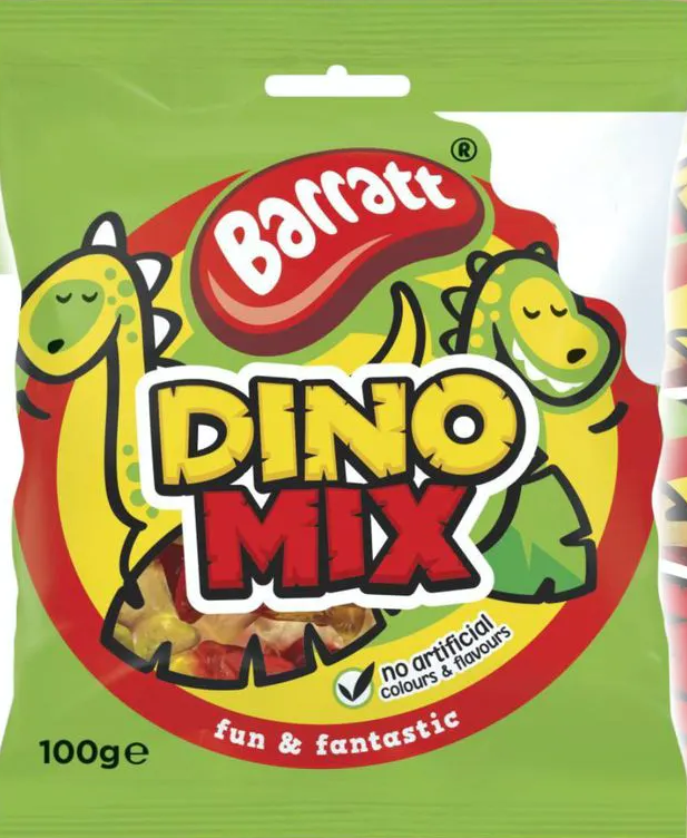 Barratt Dino Mix 100g