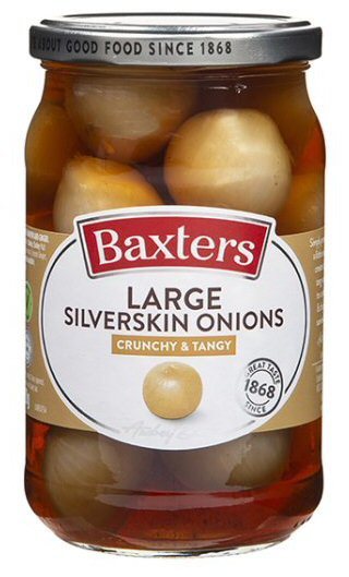 Baxters Large Silverskin Onions Crunchy & Tangy 440g