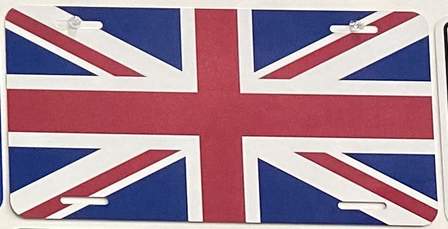 British Flag Design- CUSTOM LICENSE PLATES