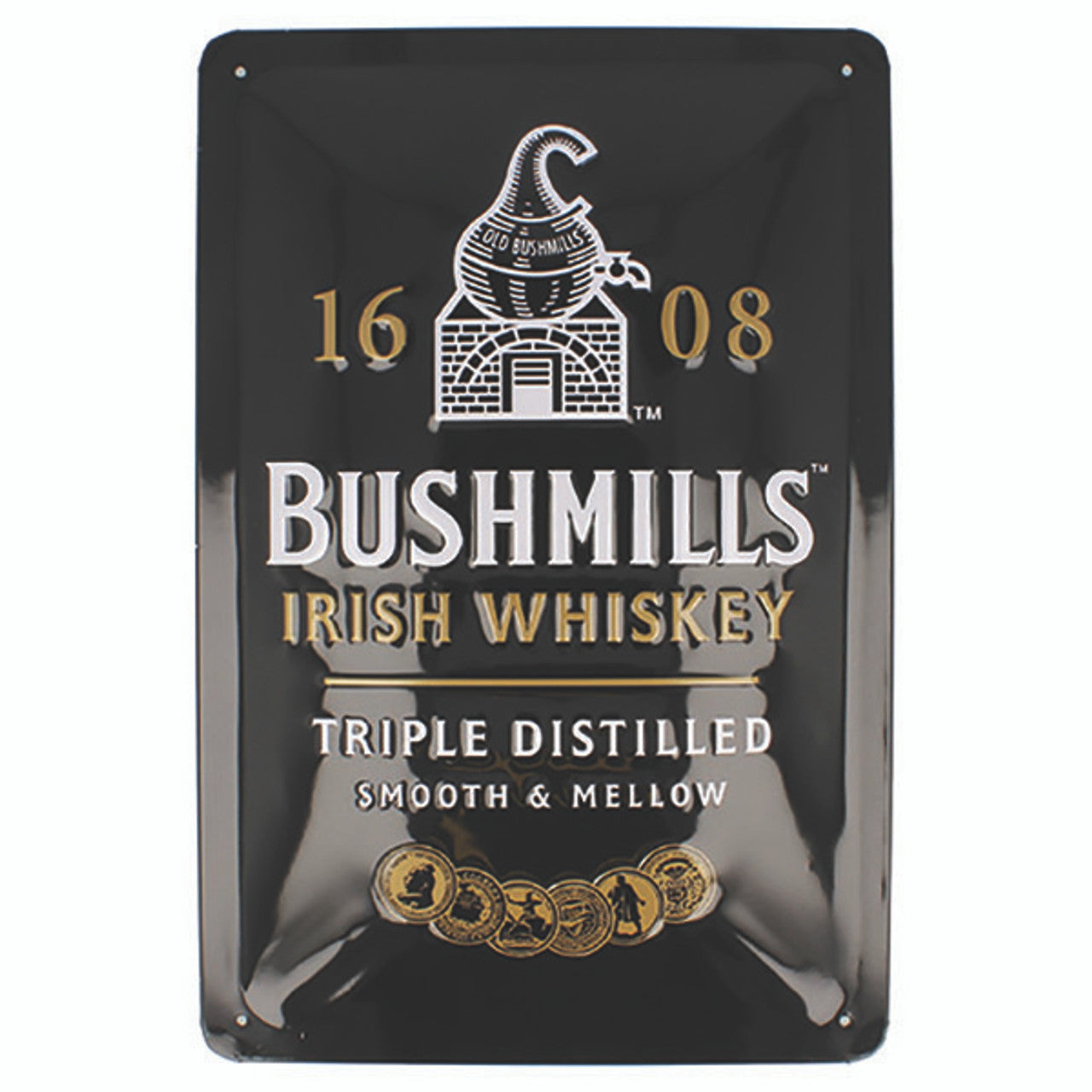 Bushmills Metal Sign -Label