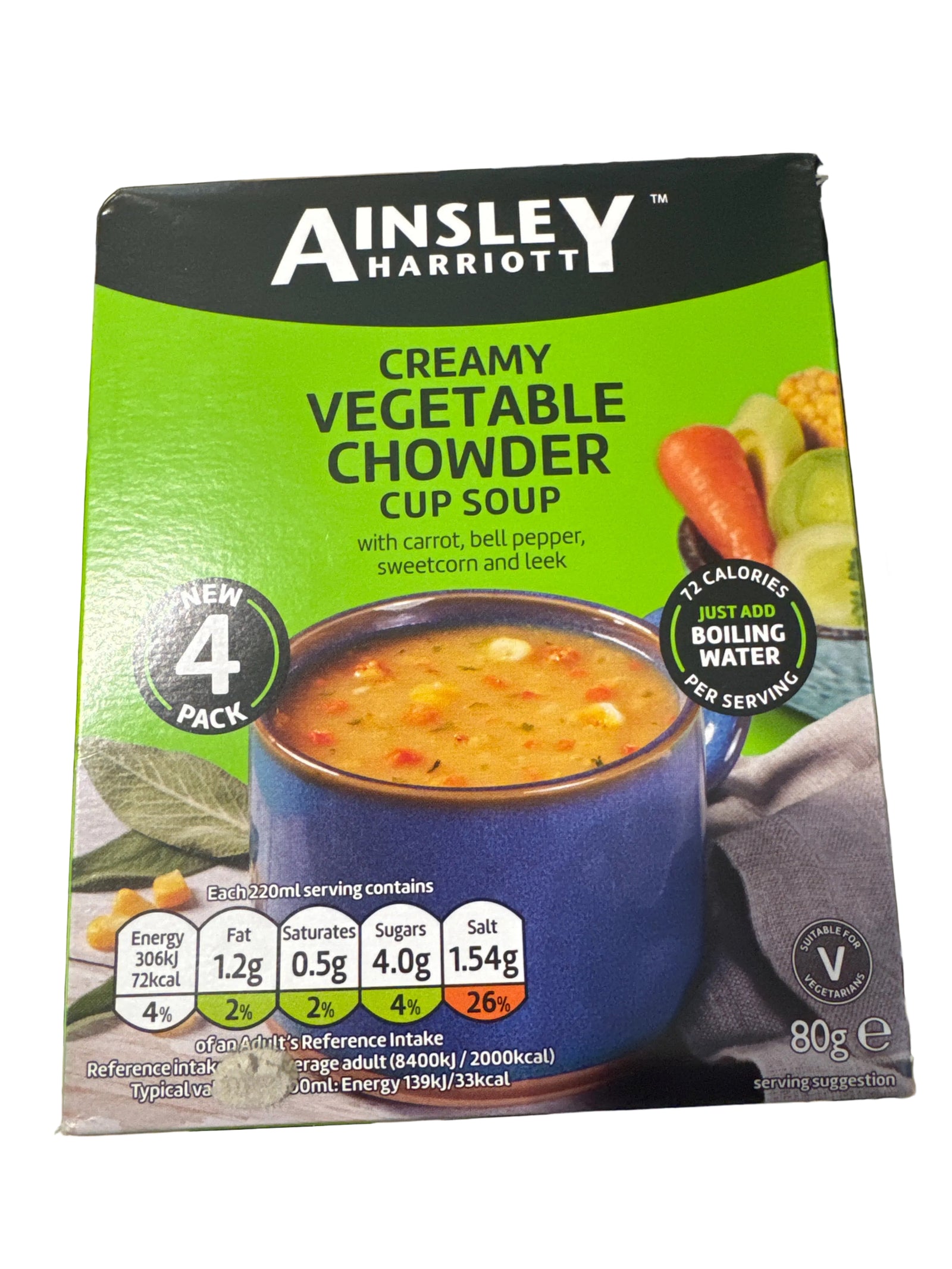 Ainsley Harriott Cupa Soup Veg Chowder  80g