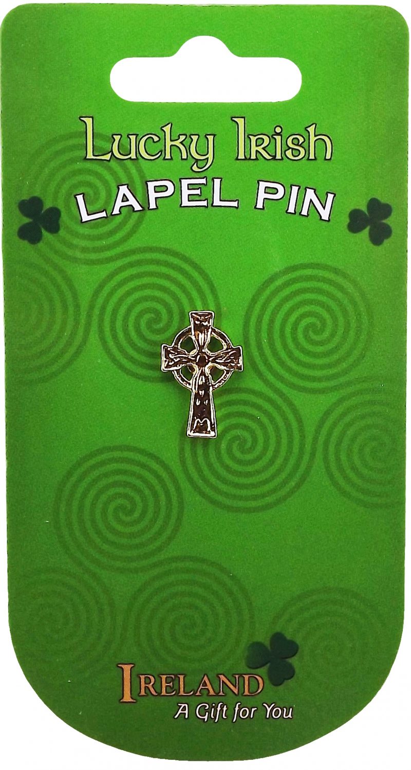 Celtic Cross Lapel Pin