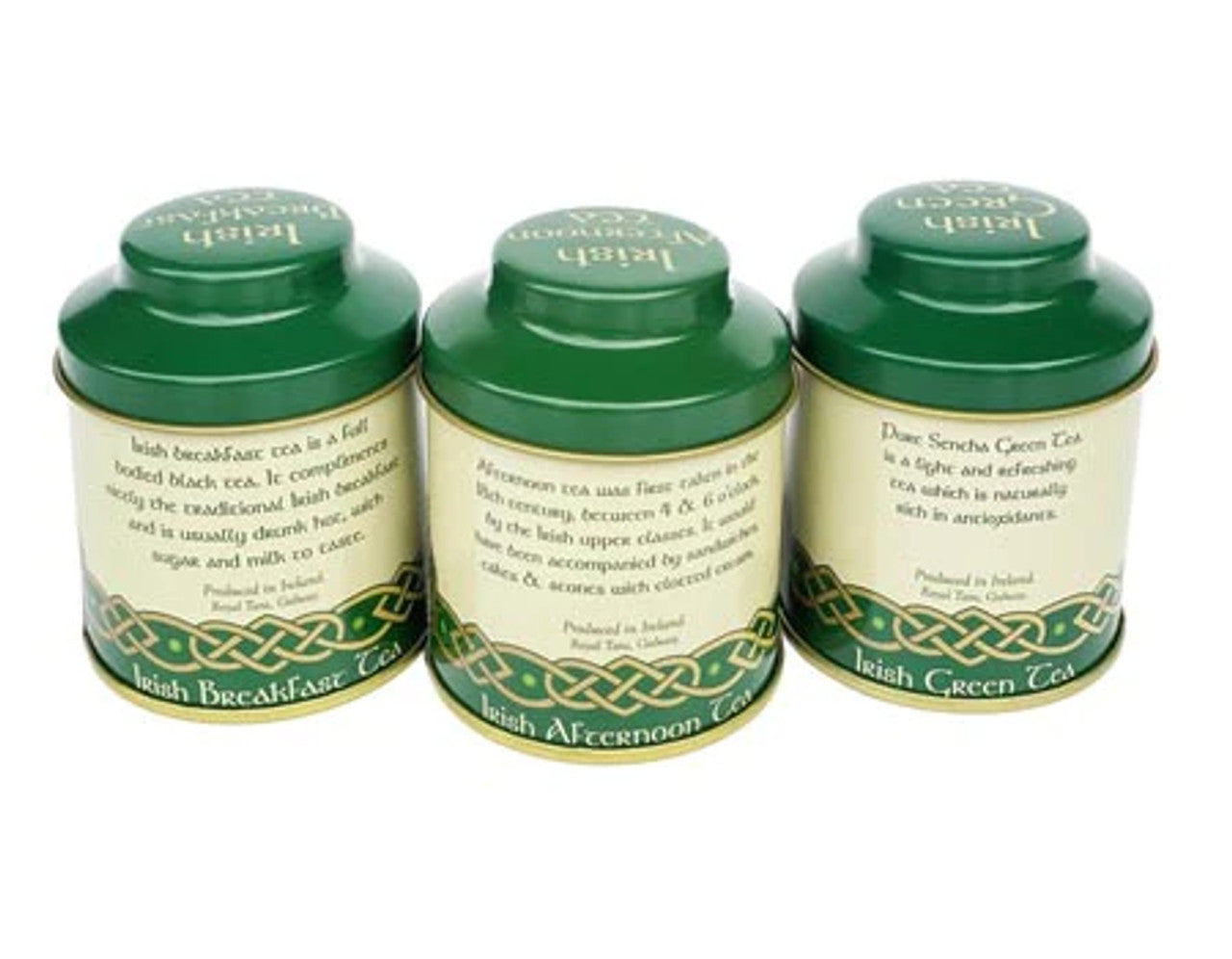 Irish Emblems Tea Caddy Set