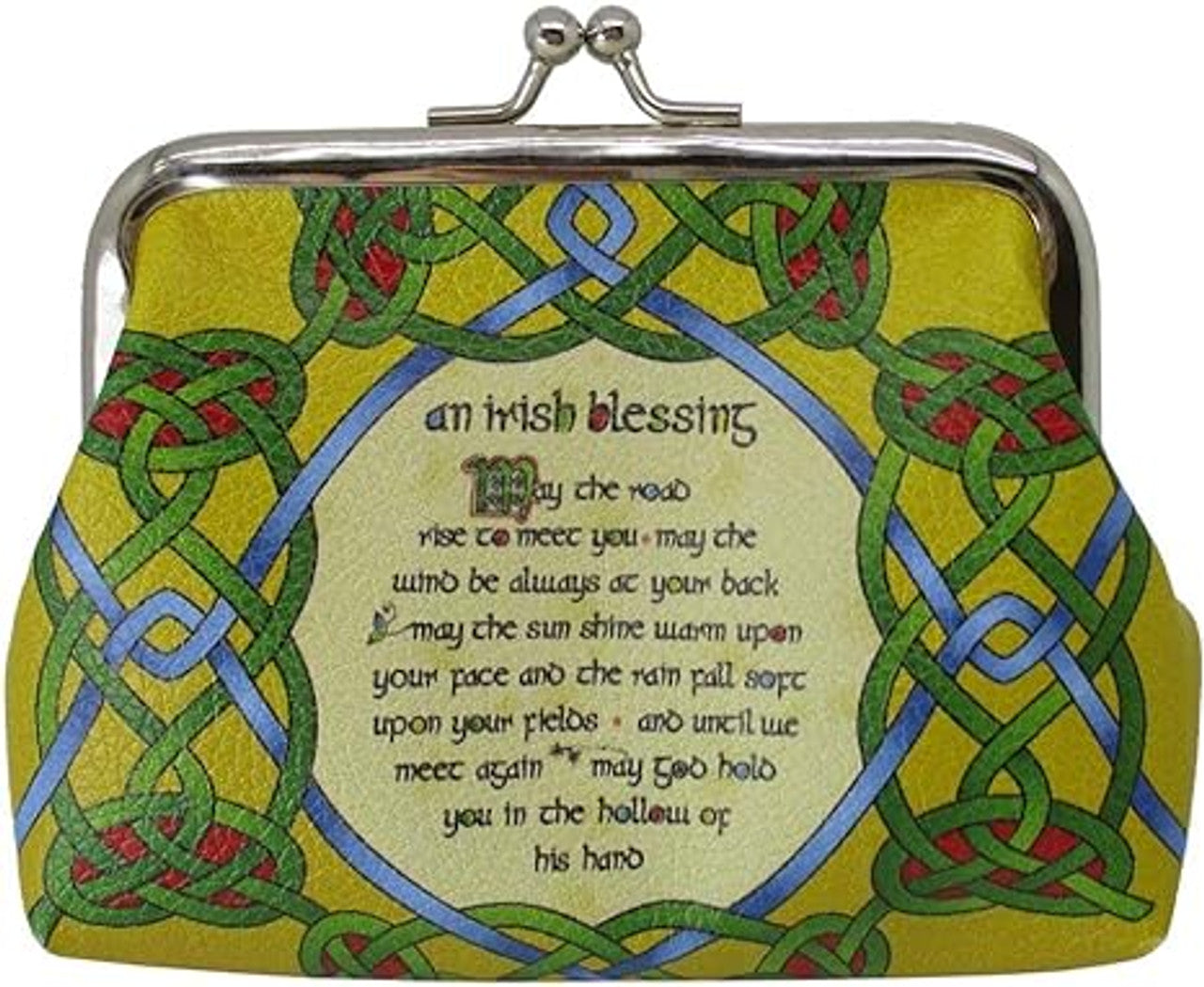 Irish Weave Clip Coin Purse 12cm