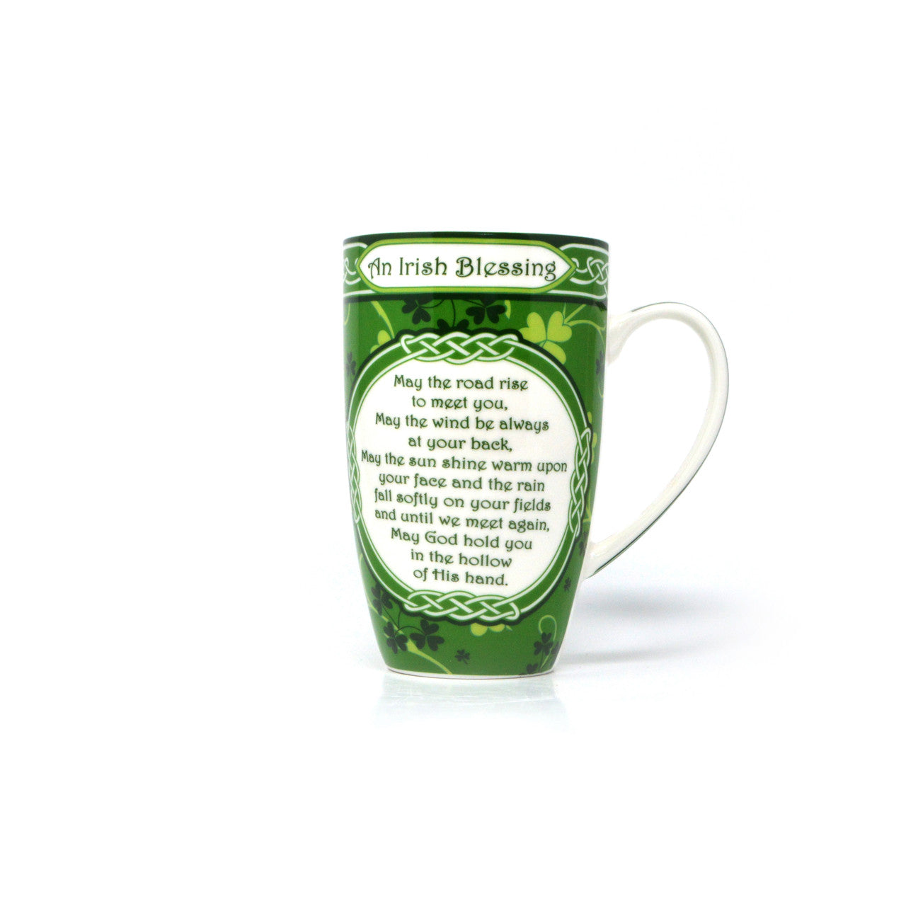 Irish Blessing Mug - Shamrock Garden