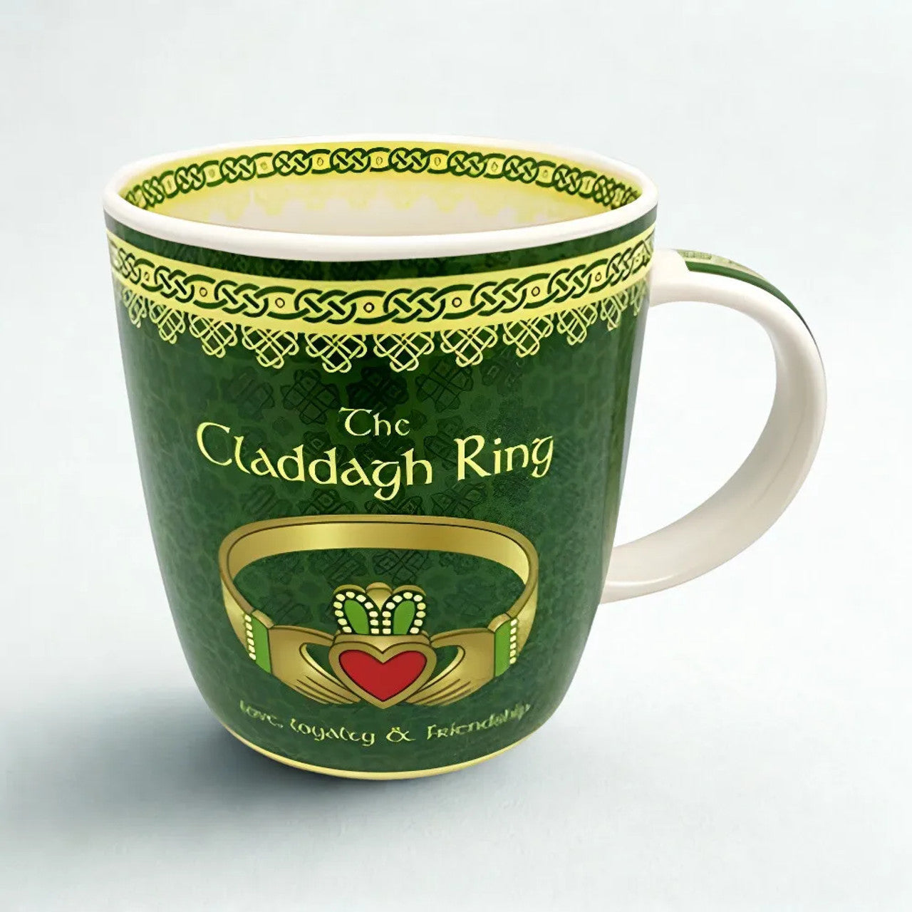 The Claddagh Ring Bone China Mug