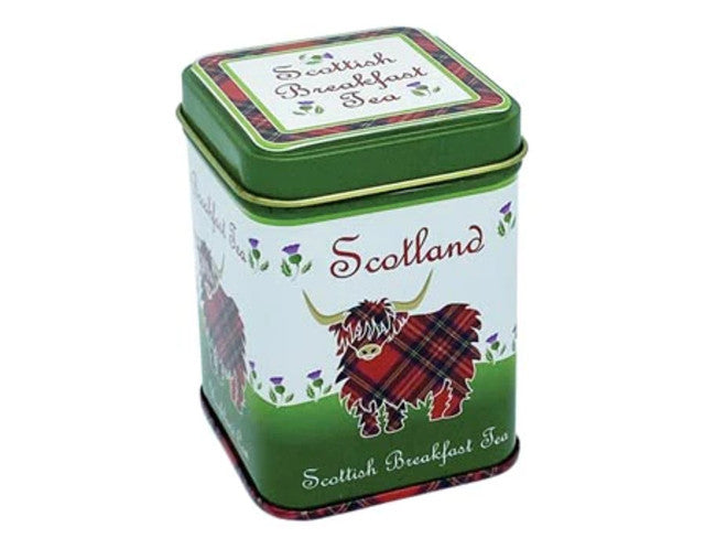 Highland cow Tea Tin
