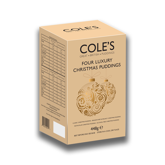 COLE'S CHRISTMAS SELECTION  4 Pack 4 x 112g