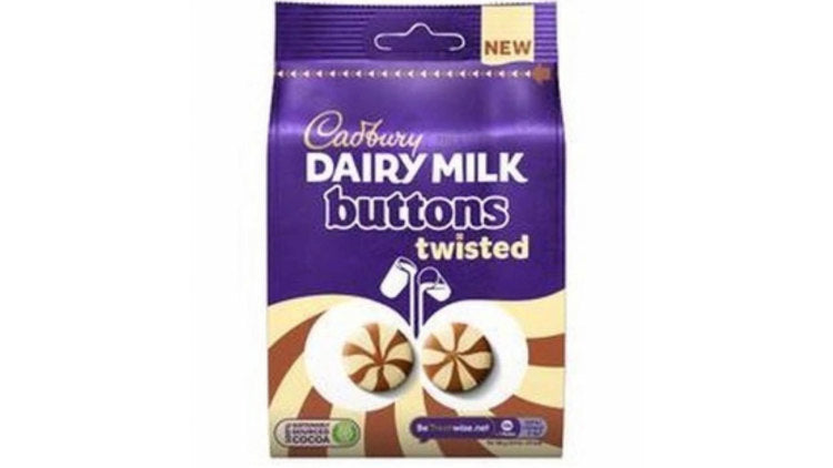 Cadbury Dairymilk Buttons Twisted 100g