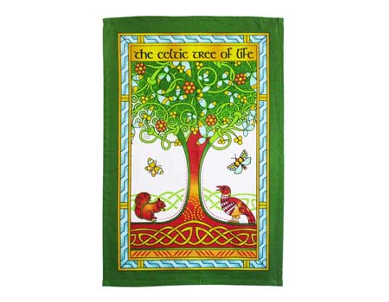 Celtic Tree of Life Pot Holder & Tea Towel Set