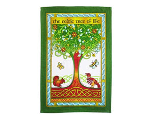 Celtic Tree of Life Pot Holder & Tea Towel Set