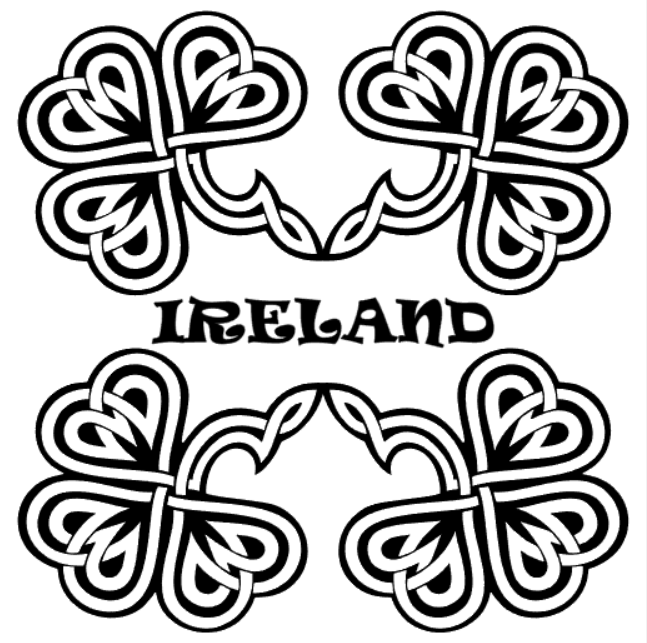 Celtic Shamrocks T-Shirt Design