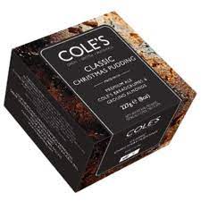 Coles Classic Christmas Pudding 112g