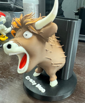 Crazy Moo pen holder
