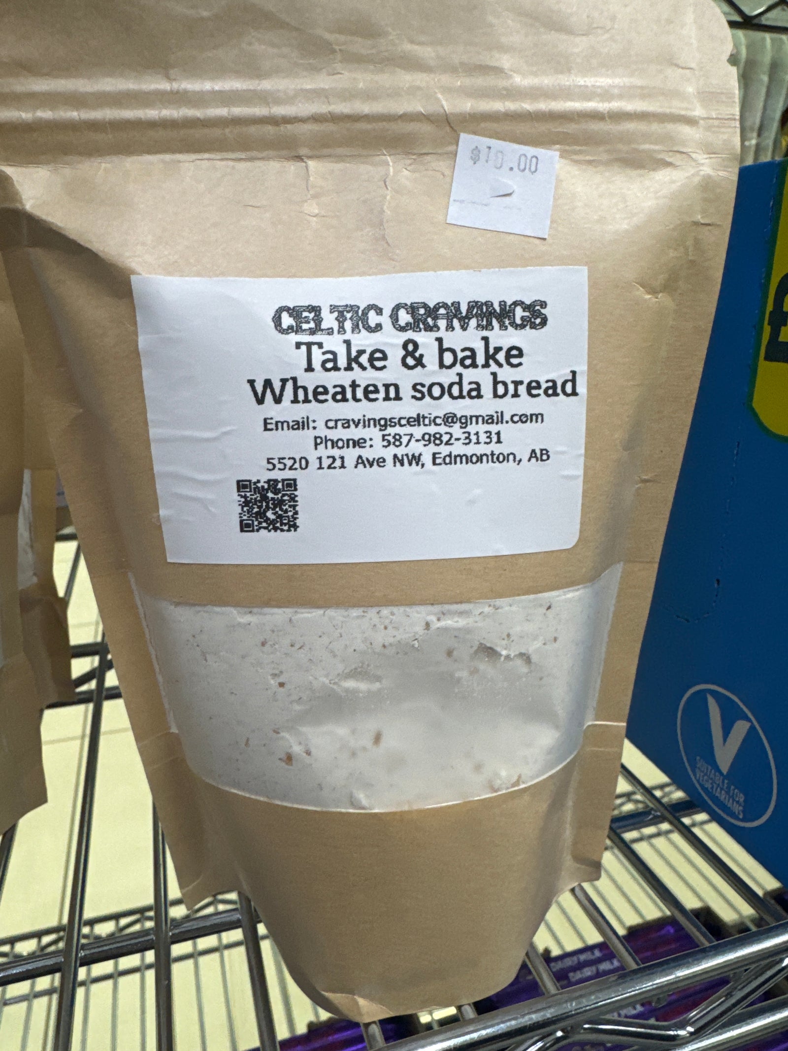 Celtic Cravings Take & Bake wheaten soda bread makes 2 loafs