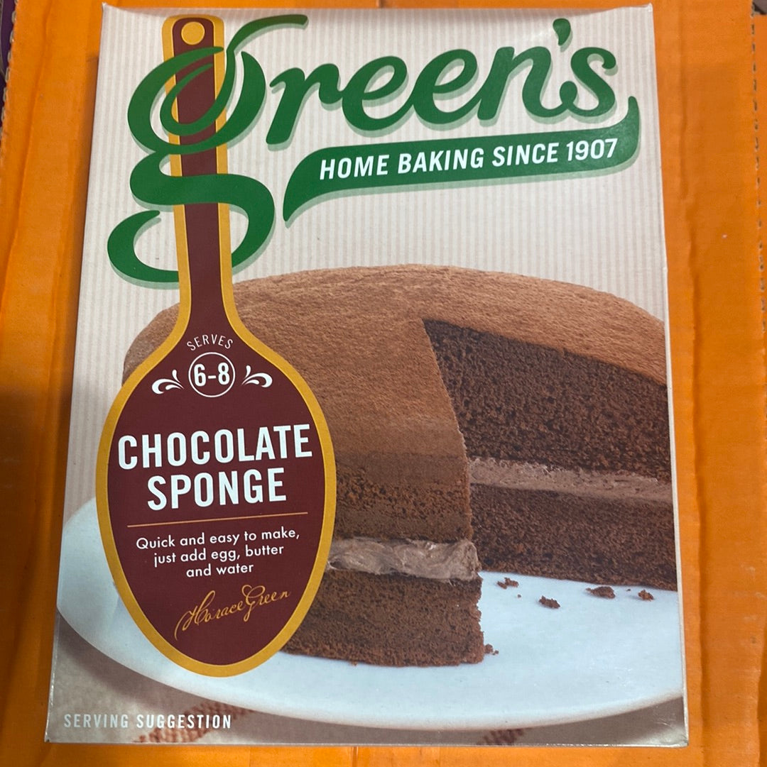 GREEN'S CHOCOLATE SPONGE MIX 221g