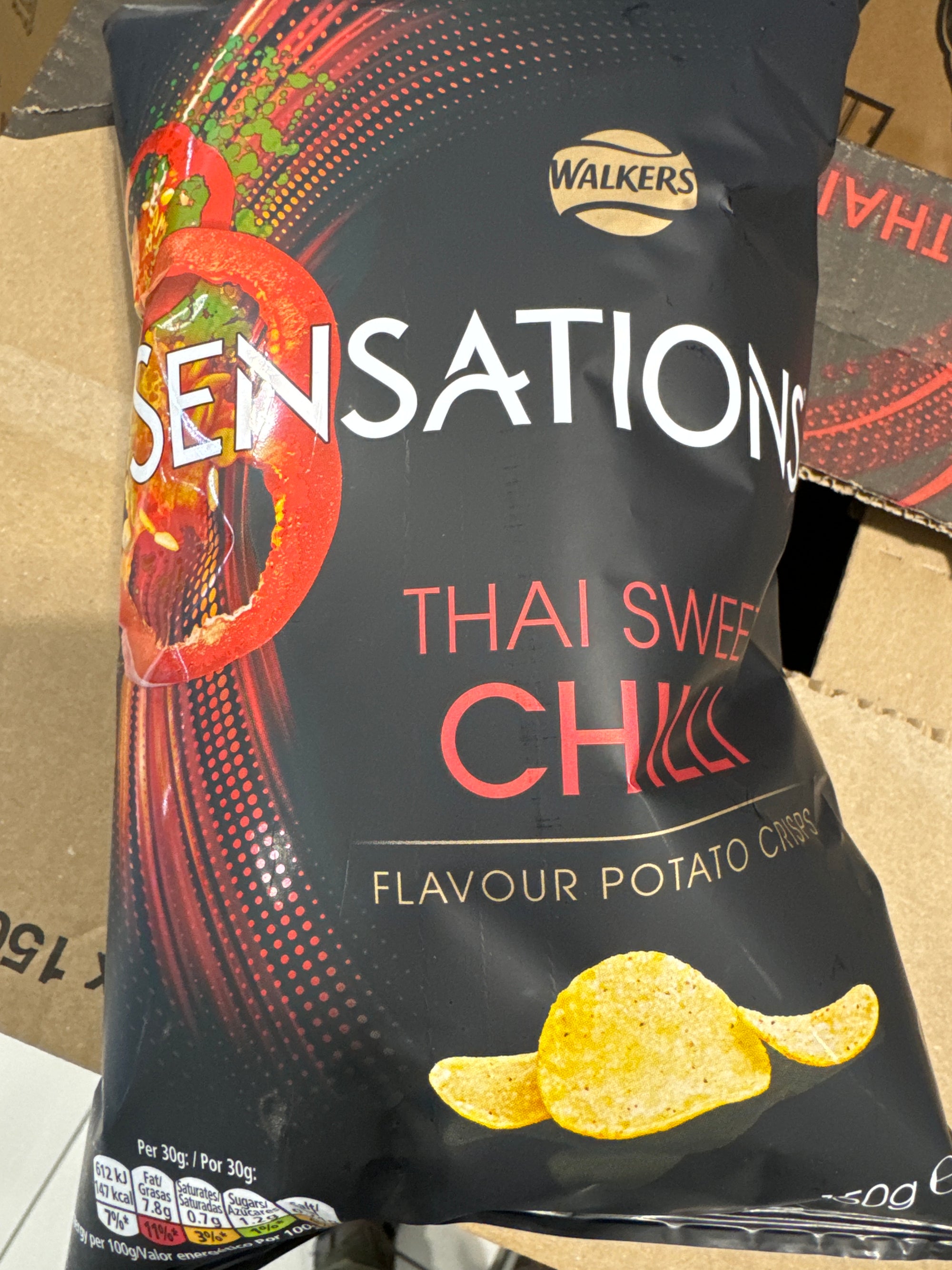 Walkers Sensations Thai Sweet Chilli 150g coming soon