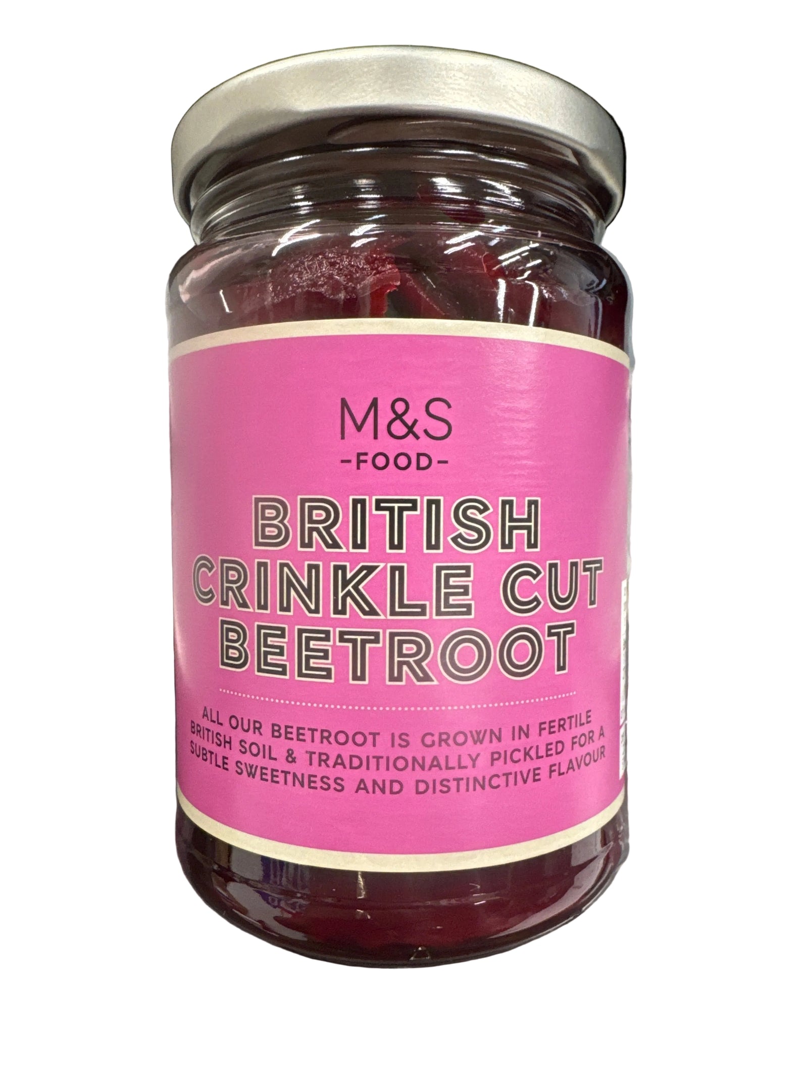 Marks and Spencer crinkle cut Beetroot 340g