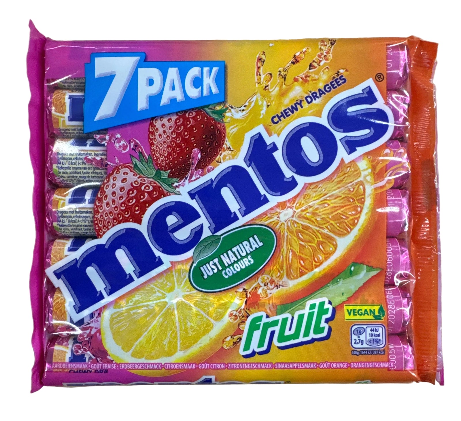 Mentos Fruits 7 Pack