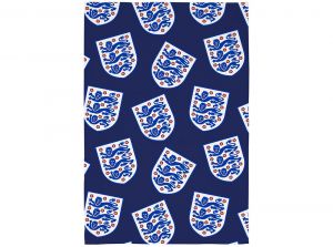 England Crest Fleece Blanket NAVY