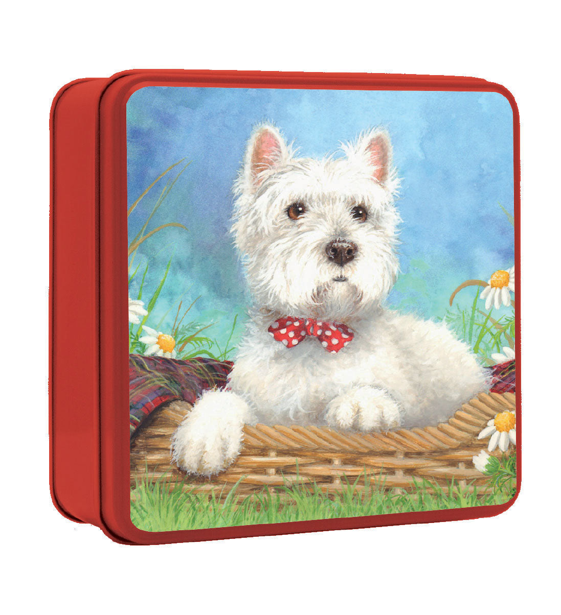 Embossed Scottie Dog with Bow Tie 100g low date April 2024
