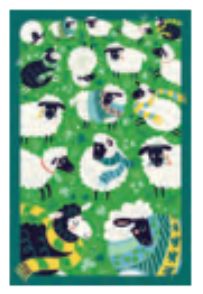 Enchanting Ireland Sheep Tea Towel