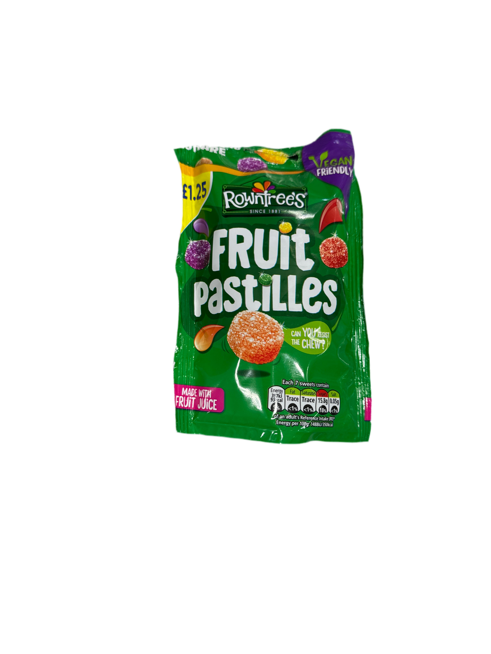 Rowntrees Fruit Pastilles Bags 114g