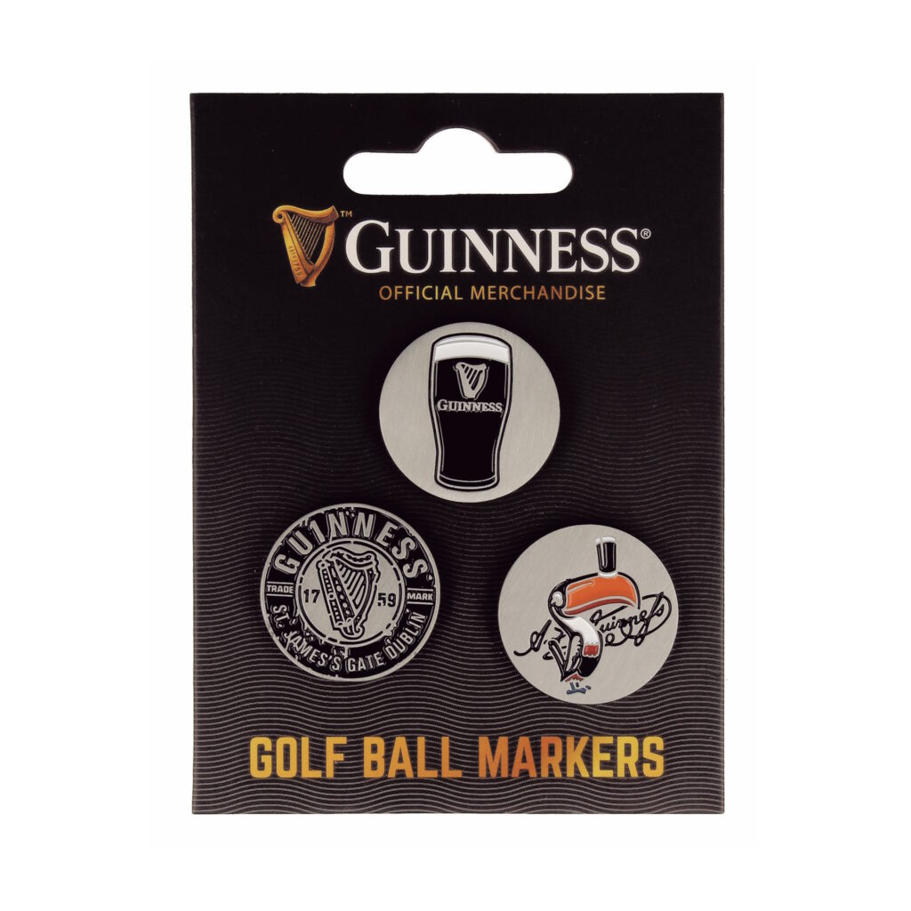 GUINNESS – GOLF BALL MARKERS (3-PIECE)