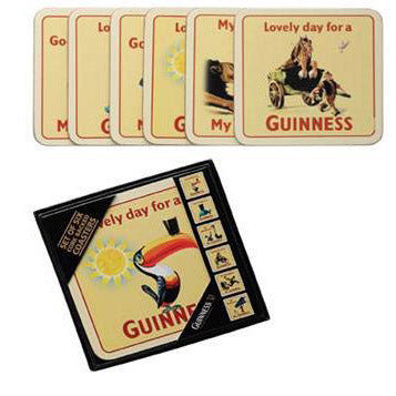 GUINNESS – HERITAGE TOUCAN COASTERS (6-PACK)