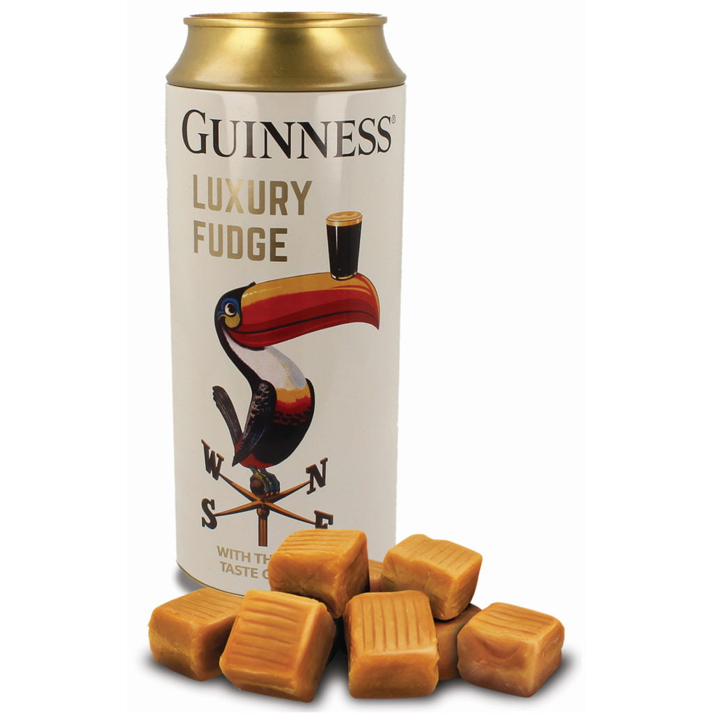 GUINNESS – TOUCAN BEER CAN MONEY TIN WITH FUDGE (100 GRAMS)