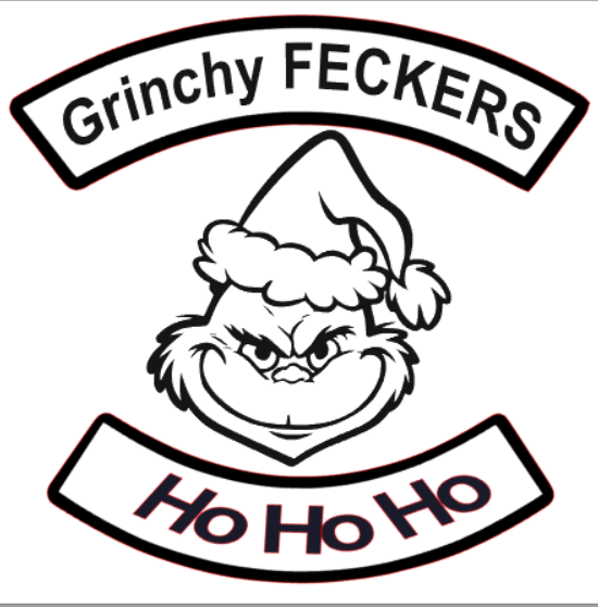 Grinchy Feckers Ho Ho Ho - T-Shirt Design