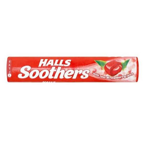 Halls Strawberry Soothers 45g