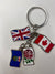 Key Chain - Flags customizable