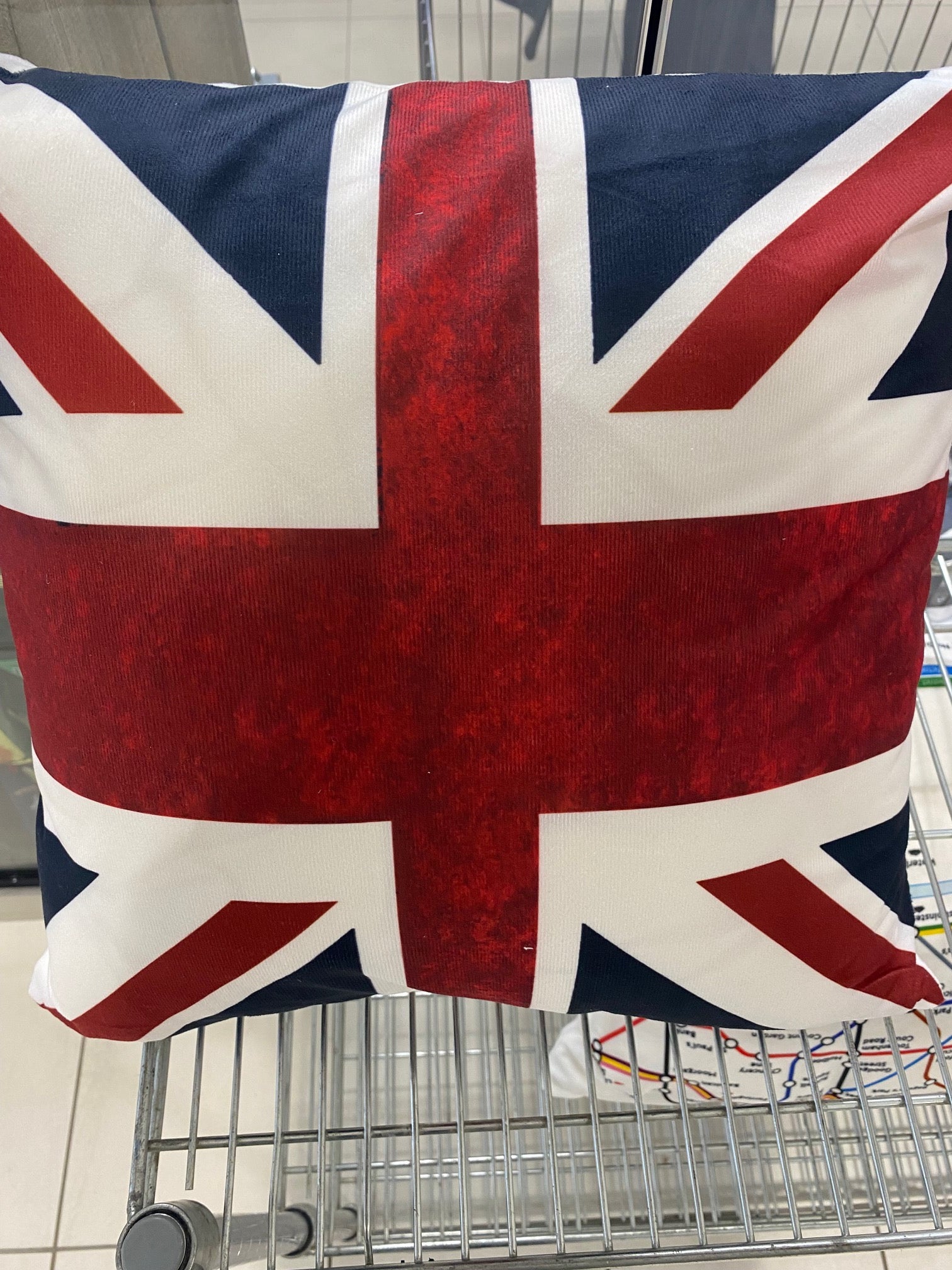 Pillow Cover 18" x 18" Union Jack Design