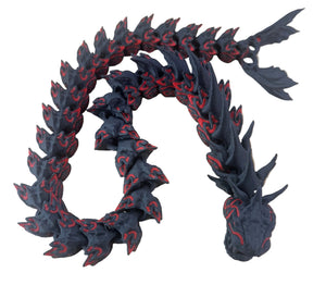 Serpent with moving jaw