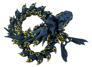 Serpent with moving jaw