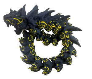Serpent with moving jaw