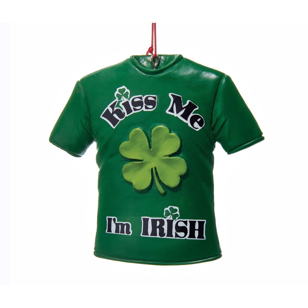 IRELAND – KISS ME I’M IRISH ORNAMENT (3″)