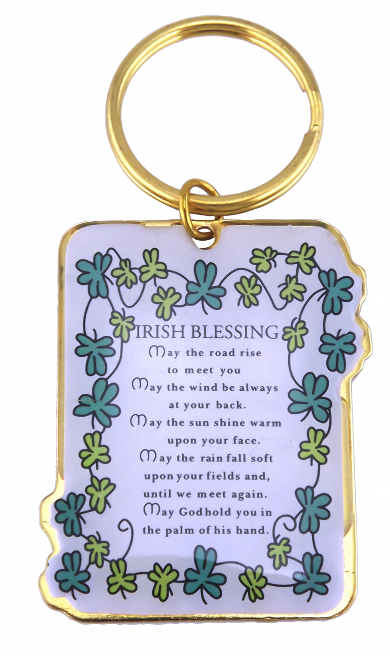 Irish Blessing Keyring