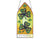 Irish Shamrock Gothic Window Hanging