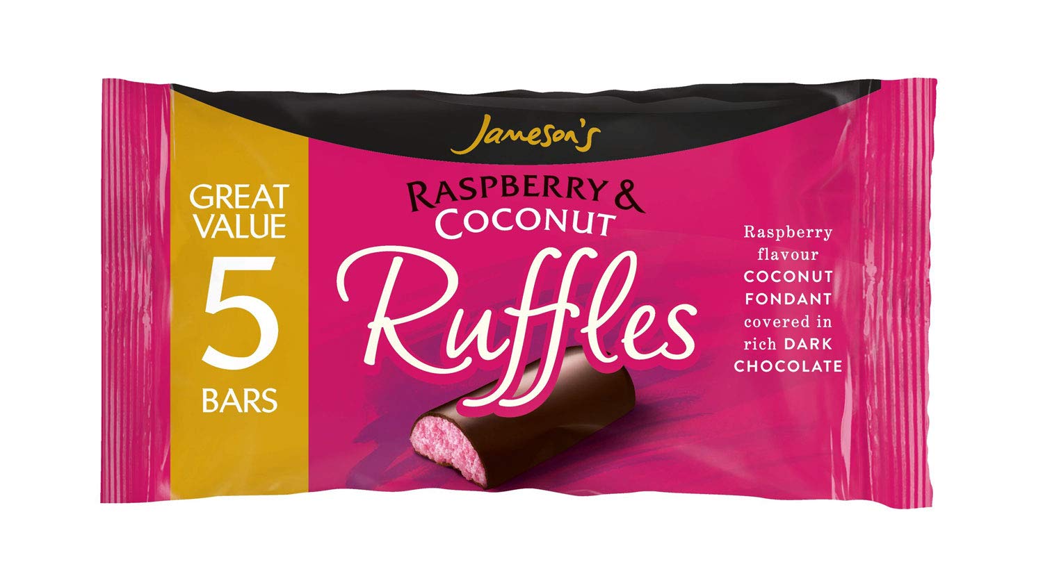 JAMESON'S RASPBERRY RUFFLES 5 pack