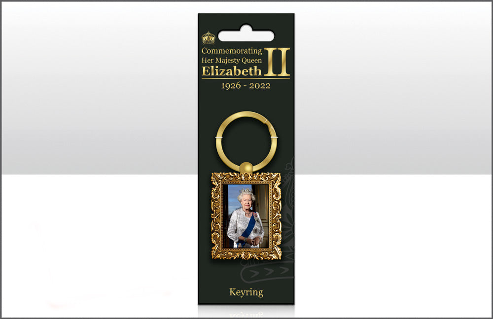 JS QUEEN ELIZABETH II COMM KEYRING