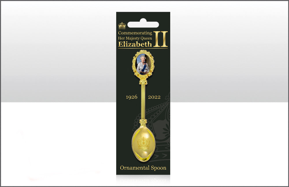 JS QUEEN ELIZABETH II COMM TEASPOON