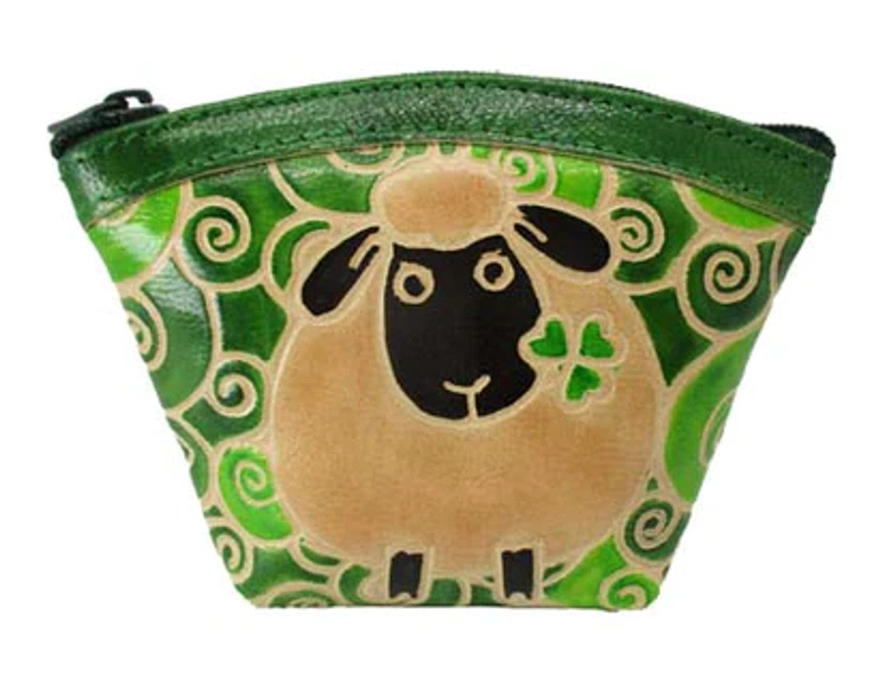 Leather Irish Sheep Coin Purse
